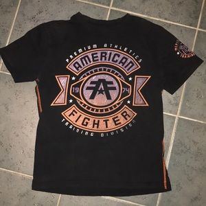 Boys large tee American fighter athletics